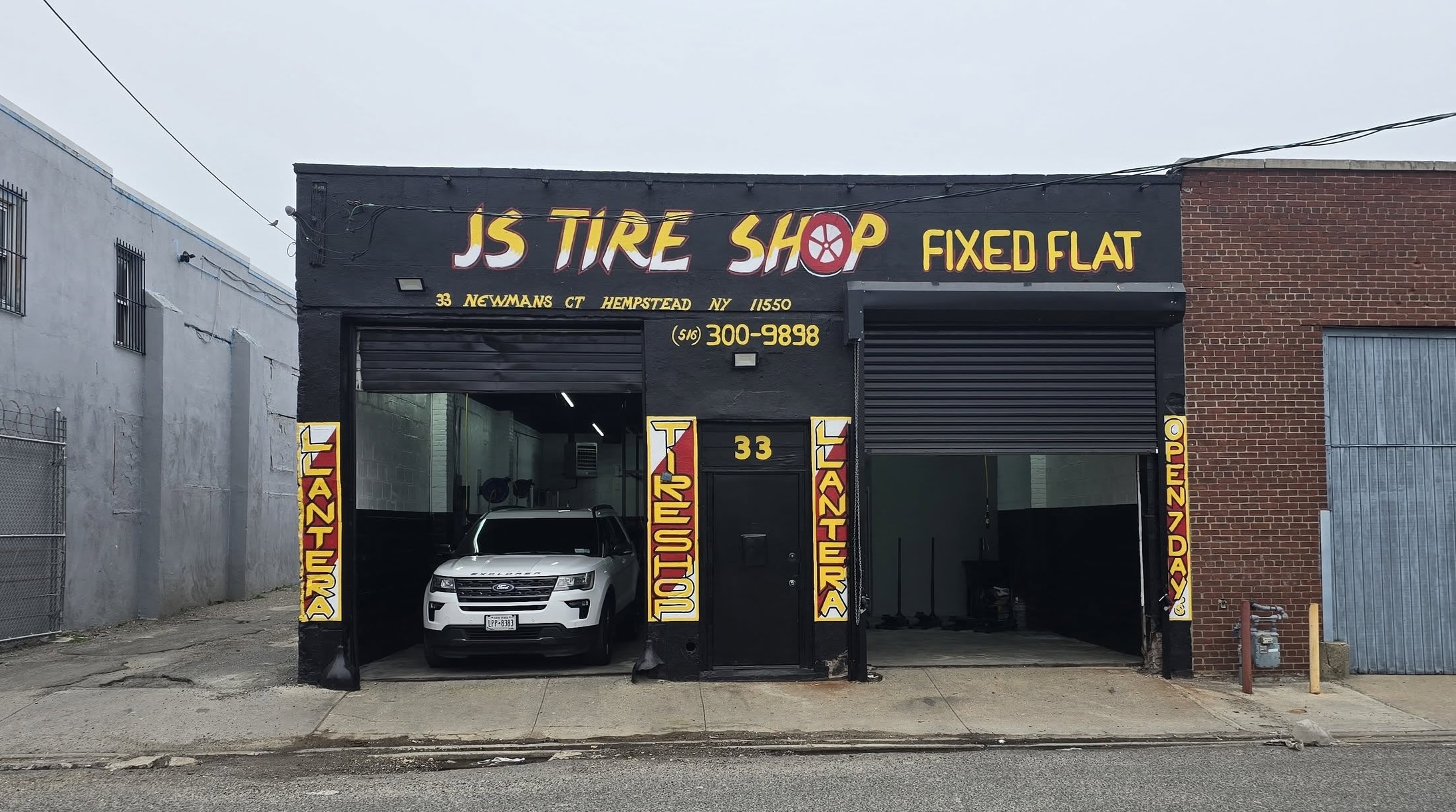 JS Tire Shop Fixed Flat exterior in Hempstead NY